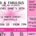 Movie Ticket Invitation Printable Free