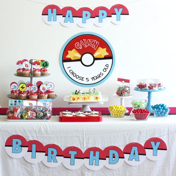 Pokeman Party Invitation