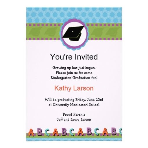 Preschool Graduation Invitations Free