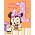 Printable Baby 1st Birthday Invitation Hallmark Free