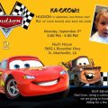 Car Birthday Invitation Card
