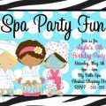 Free Printable Spa Party Invitation