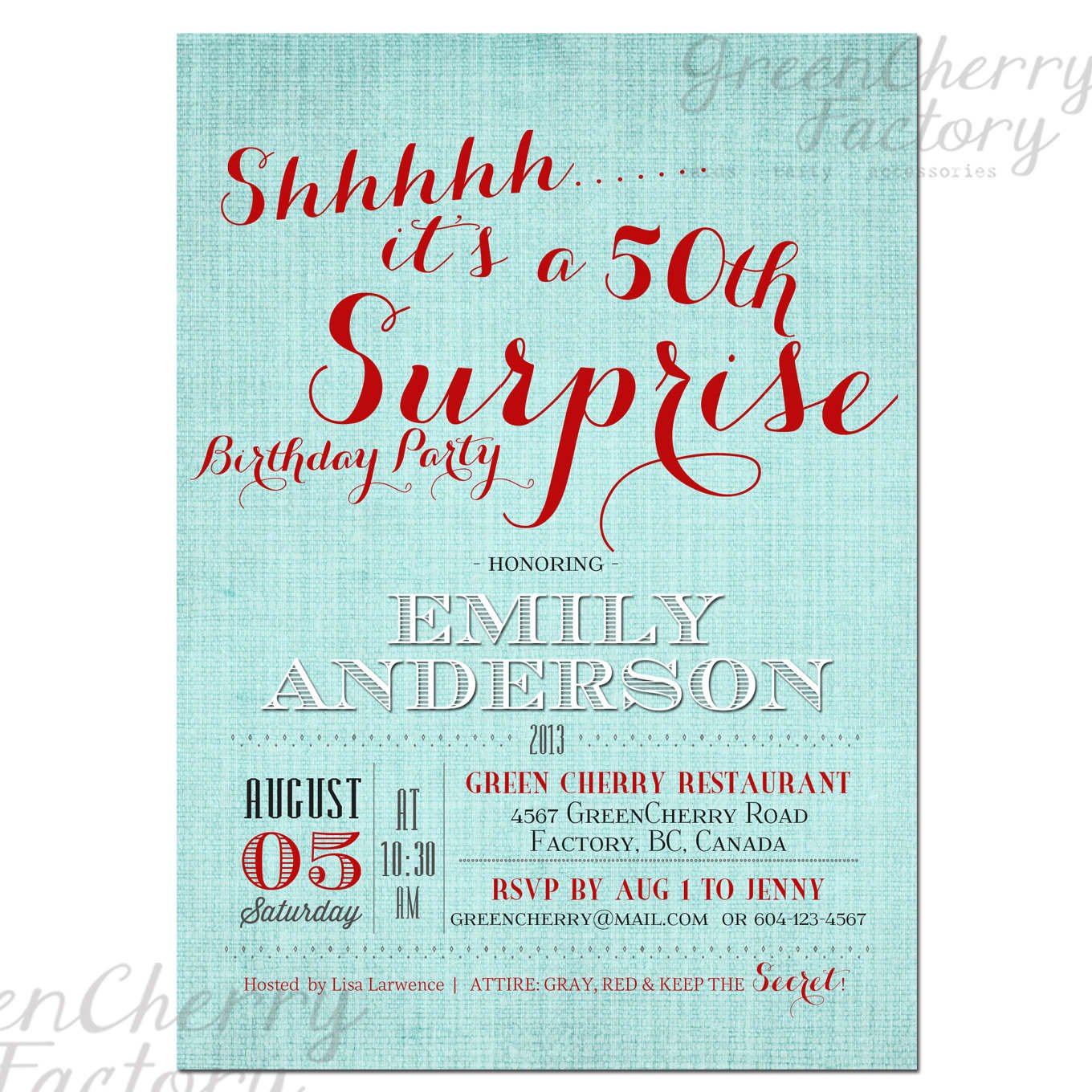 View 50th Surprise Birthday Invites Gif Free Invitation Template