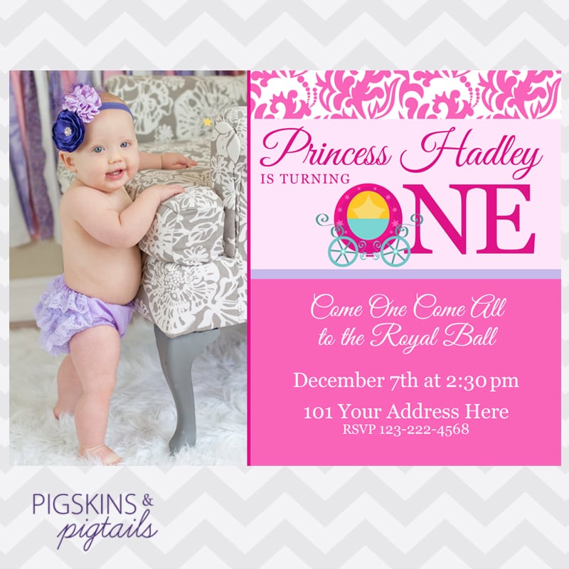Sample Princess Birthday Invitation Wording