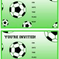 Soccer Birthday Party Invitation Free Printable