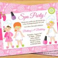 Spa Birthday Party Invitation Printables Free