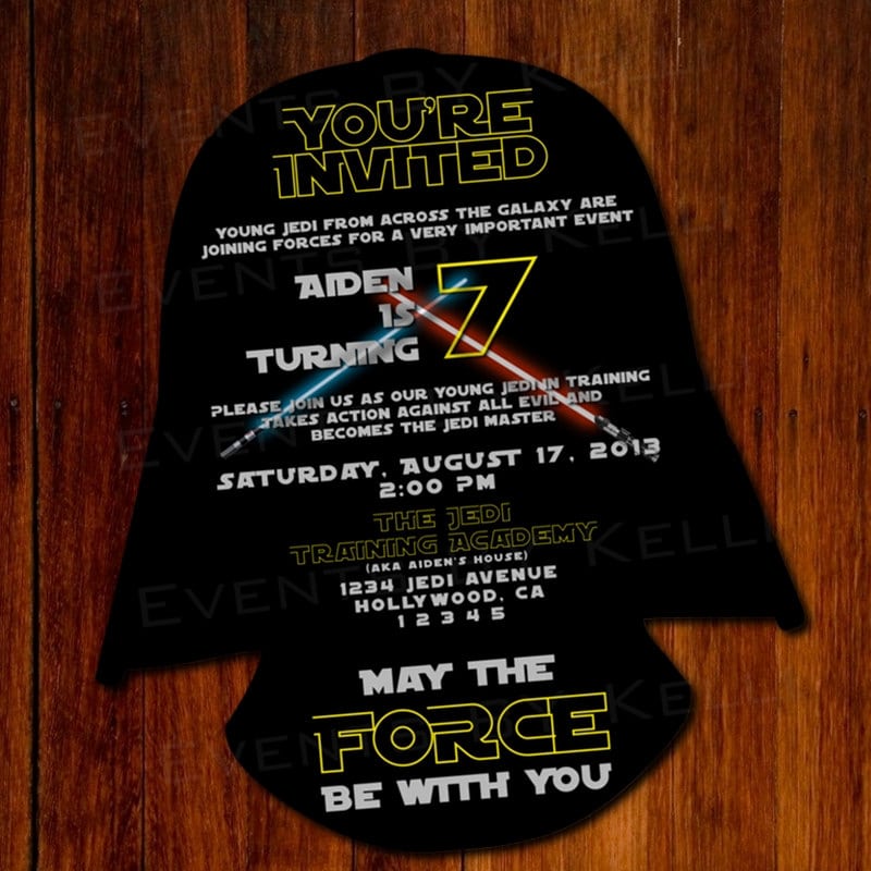 Star Wars Birthday Invitation Template