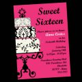 Sweet 16 Printable Invitation