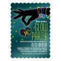 Sweet Sixteen Glow Party Invitation Template