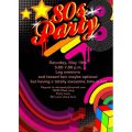 Template For Disco Party Invitation