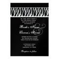 Zebra Print Invitation]