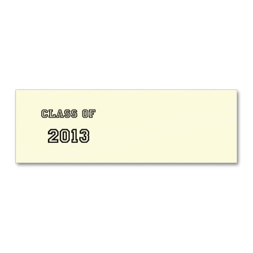 Graduation Announcement Template 2013