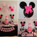Zebra Print Minnie Mouse Invitation