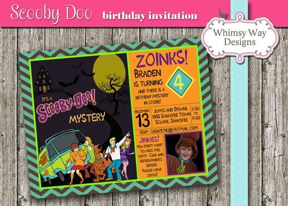 Scooby Doo Birthday Invitation Printable