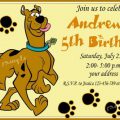 Scooby Doo Party Invitation Template