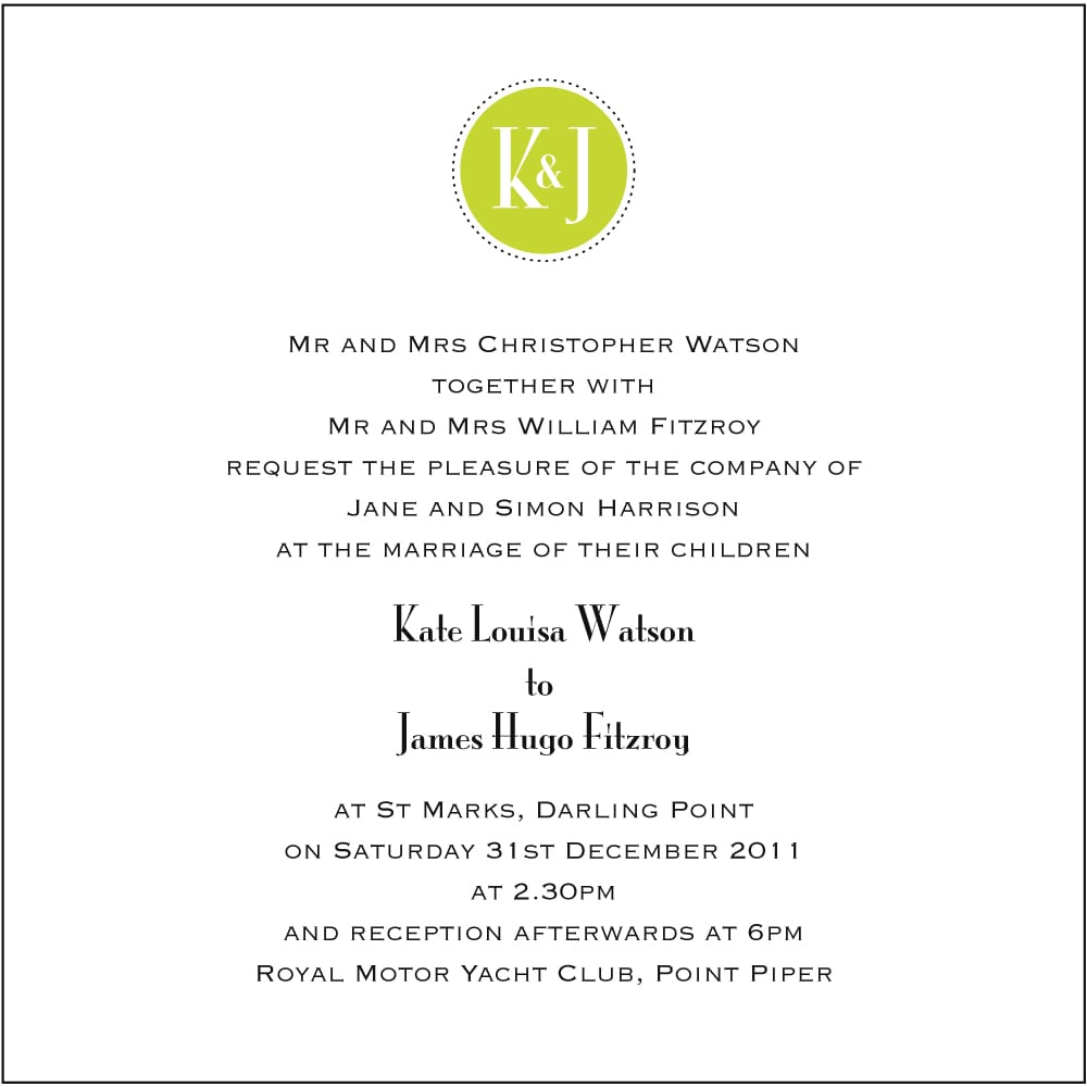 Wedding Invitation Wording Indian Bride And Groom