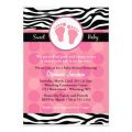 Zebra Baby Shower Invitation