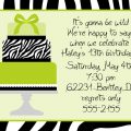 13 Birthday Party Invitation