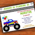 Birthday Invitation Template Trucks And Cars Free