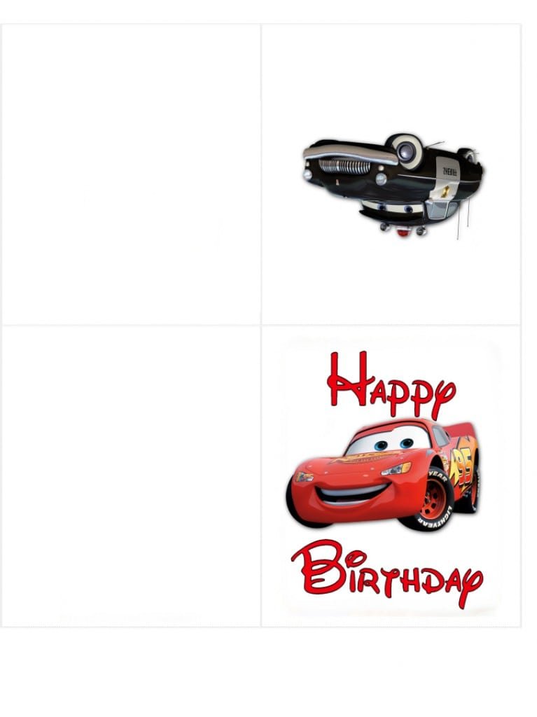 Cars Birthday Invitation Template