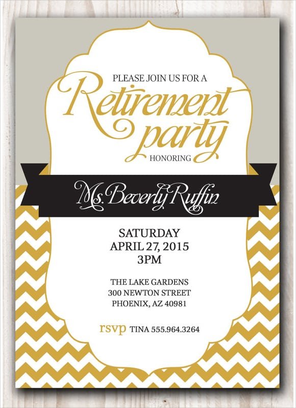 Download Retirement Party Invitation Template