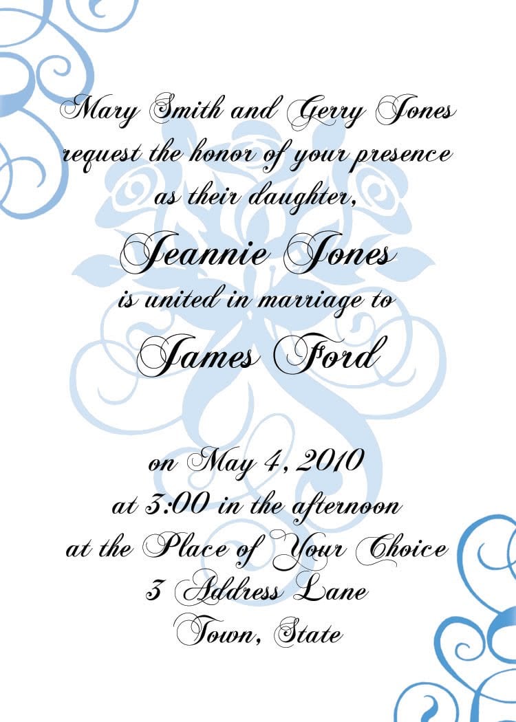 Formal Invitation Template