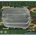 Army Themed Birthday Party Invitation