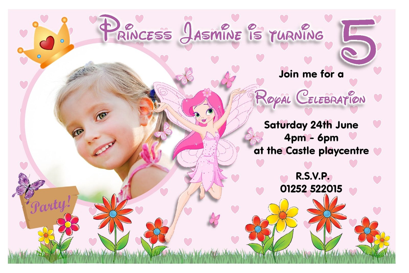 Free Fairy Party Invitation Template