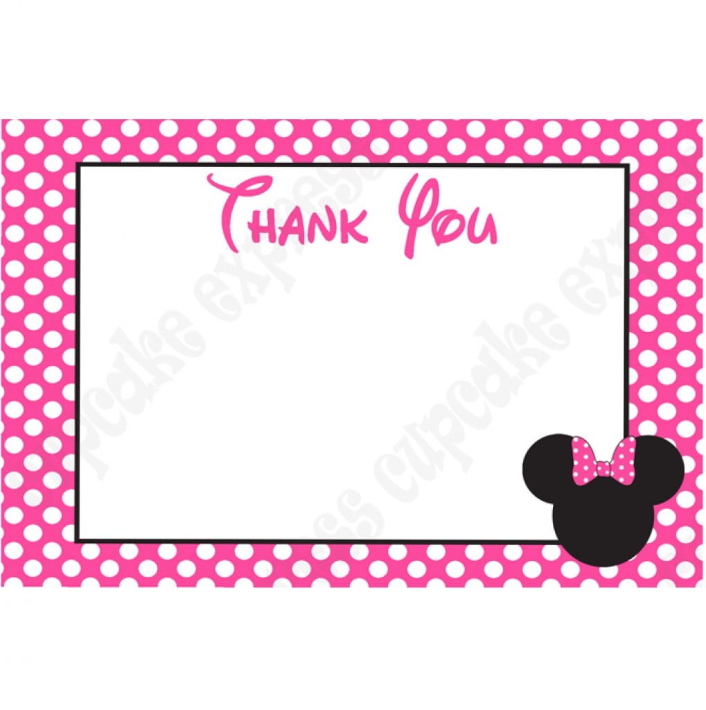 Free Printable Minnie Mouse Invitation Template