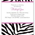Zebra Birthday Invitation Printable Free