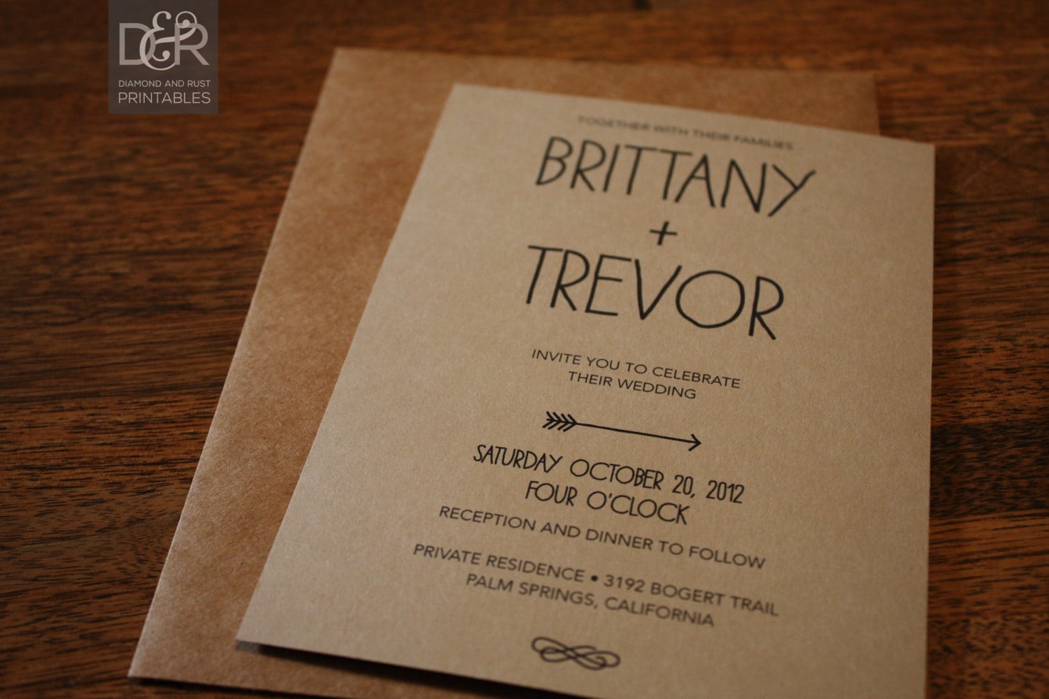 Free Rustic Wedding Invitation Printable Templates