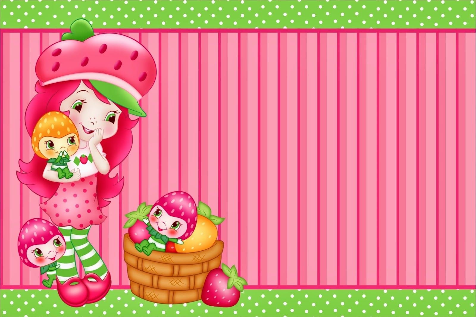 Free Strawberry Shortcake Invitations