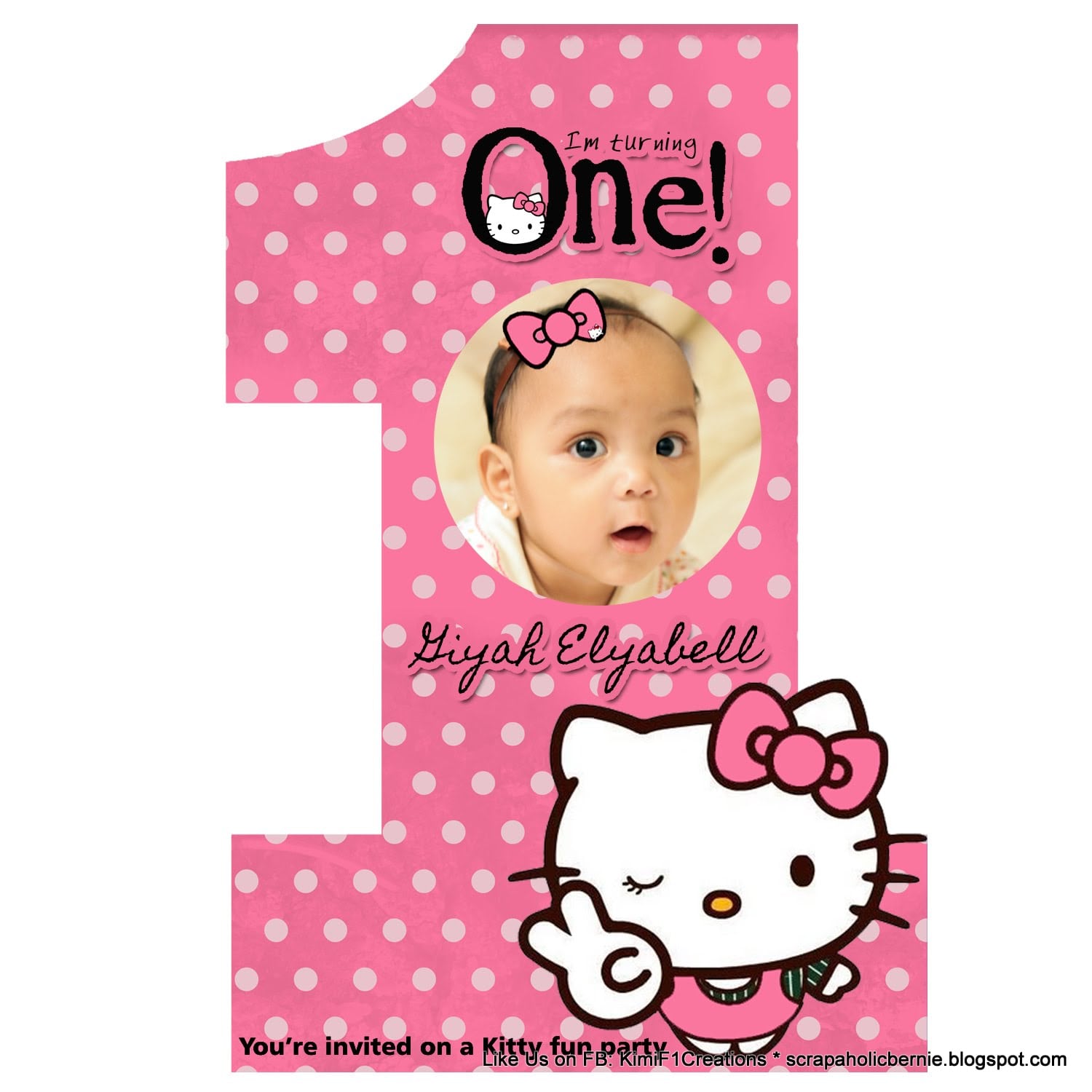 Hello Kitty Birthday Invitation Card Maker