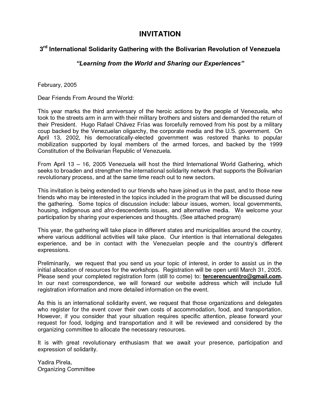 Invitation For Anniversary Of The Company Invitation For Anniversary Of The Company