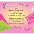 Invitation For Sleepover Party Template