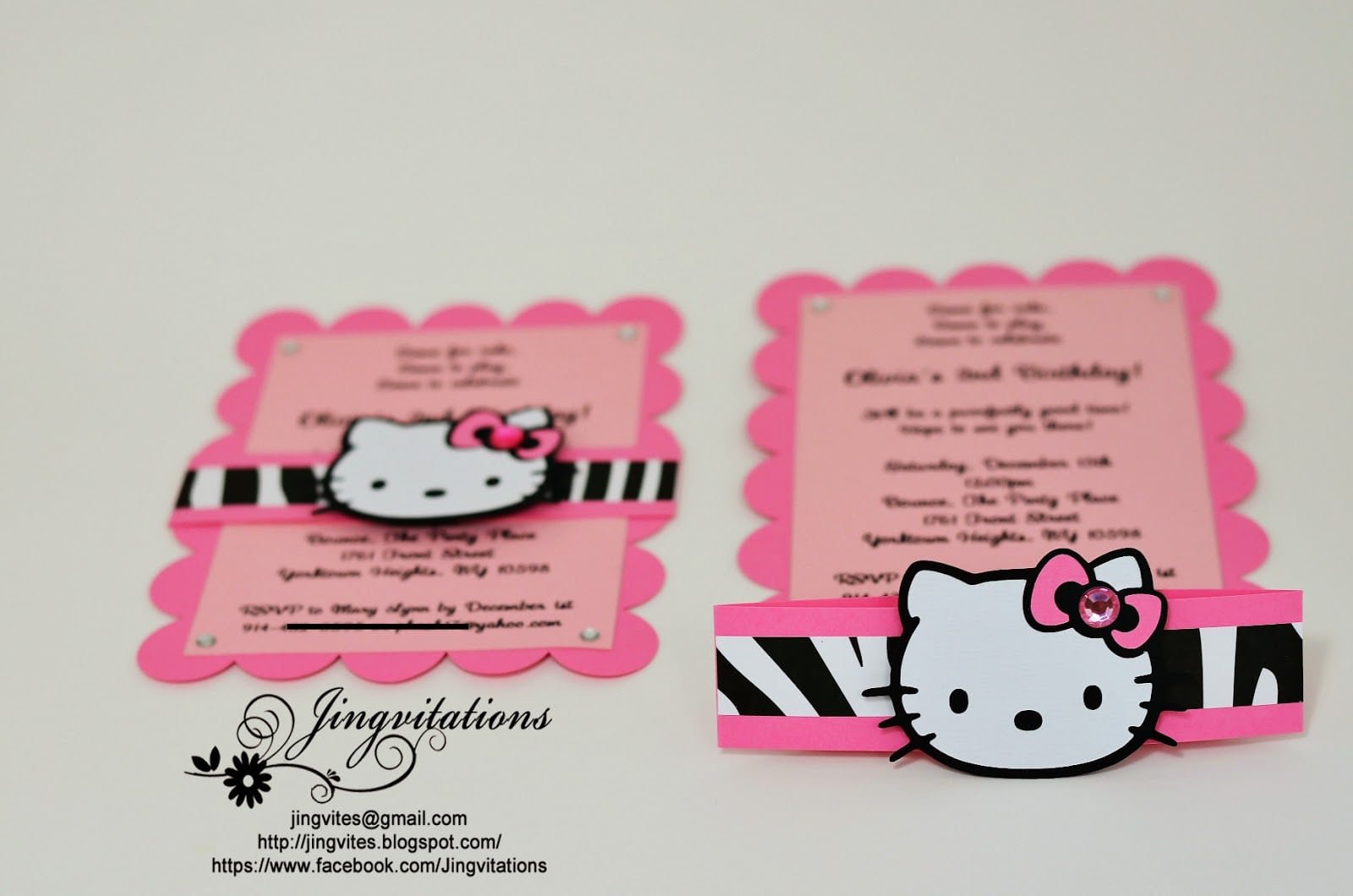 Invitations Hello Kitty Party
