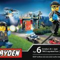 Lego Police Birthday Invitation