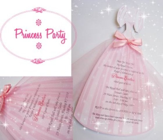 Little Girl Party Invitation Ideas