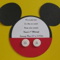 Birthday Invitation Mickey Mouse Template