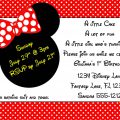 Minnie Mouse Photo Invitation Template