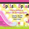 Minnie Mouse Pool Party Invitation Free