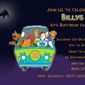 Scooby Doo Invitation