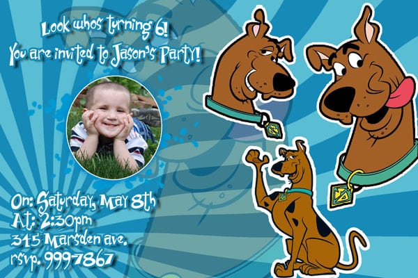 Scooby Doo Invitations Walmart