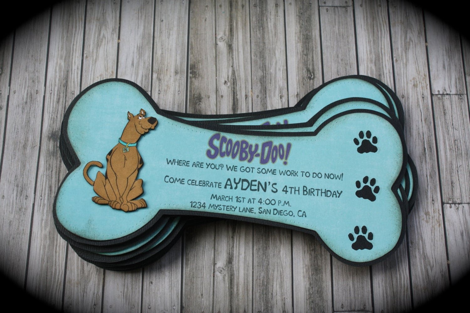 Scooby Doo Party Invitation Templates