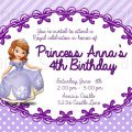 First Birthday Invitation Free Template