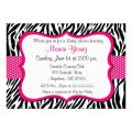 Animal Print Invitation Templet