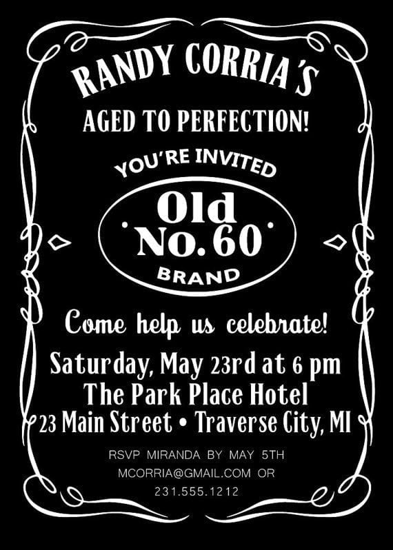 40th Mardi Gras Party Invitation