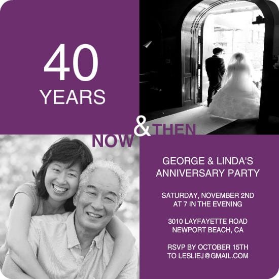 60th Anniversary Invitation Templates Free