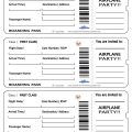Airline Ticket Invitation