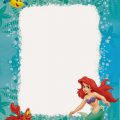 Ariel The Little Mermaid Invitation